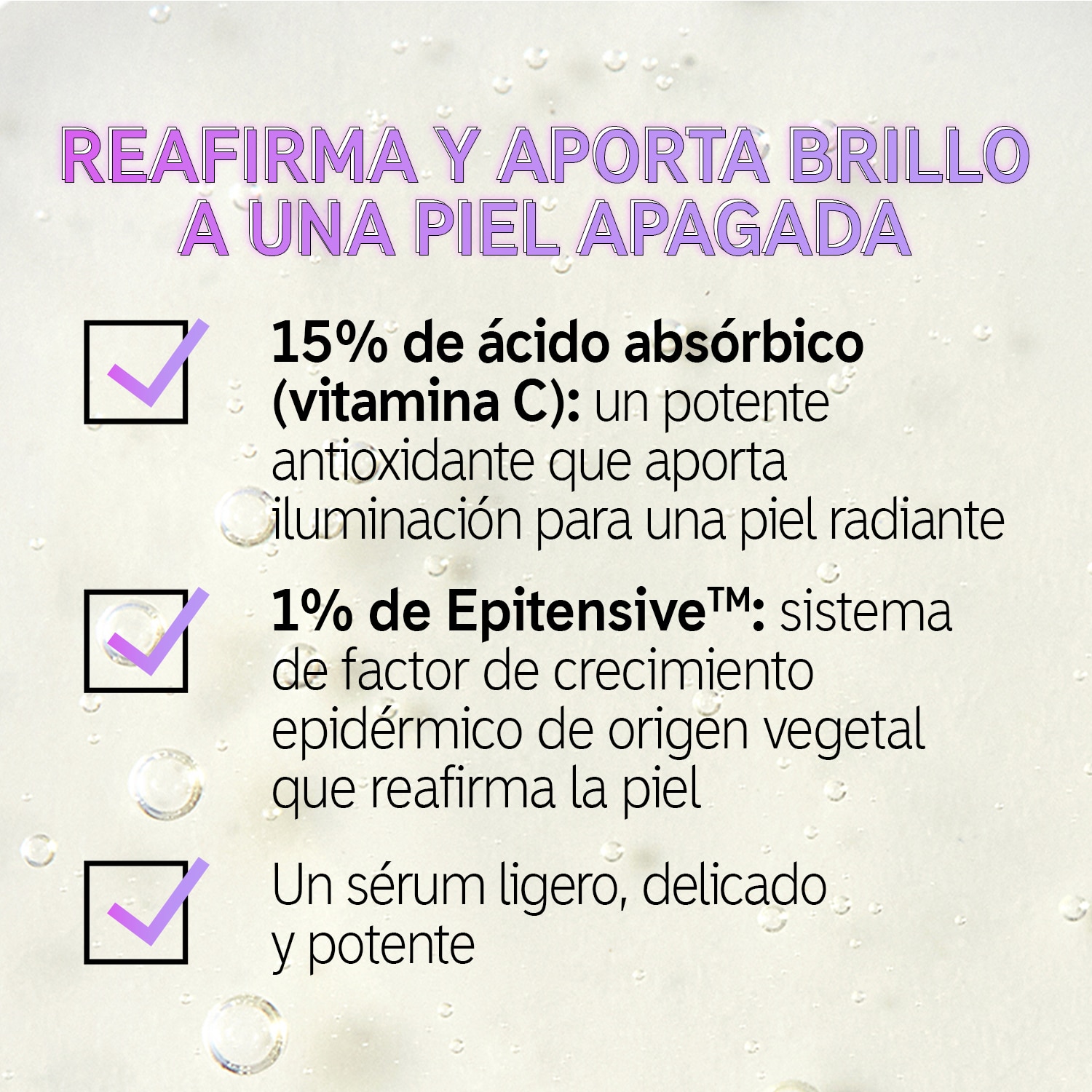 15% VITAMIN C AND EGF (SUERO FACIAL)
